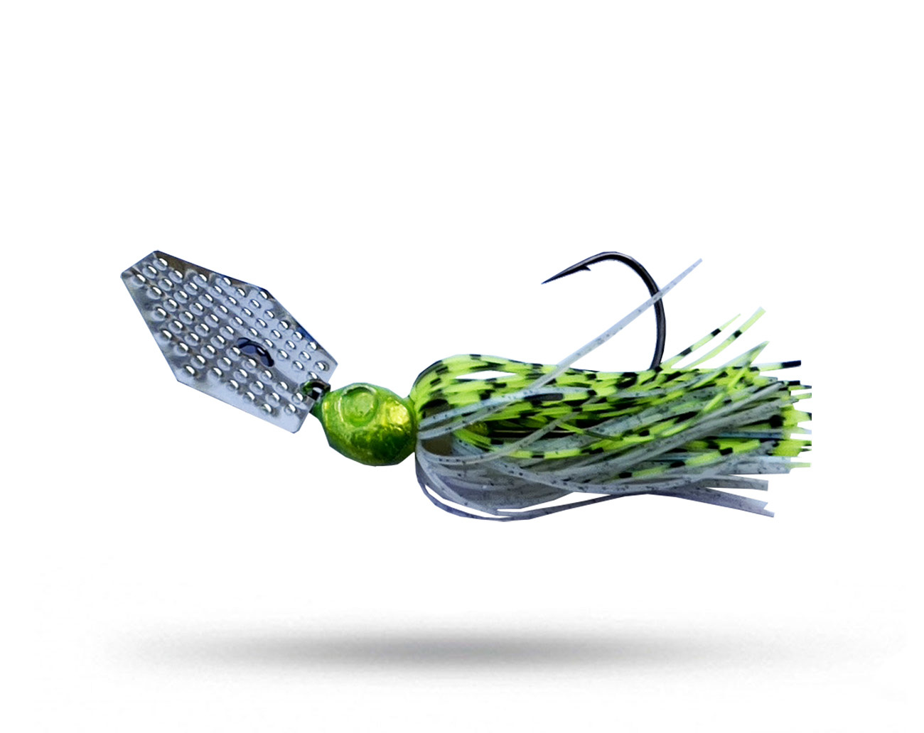 Man Cave Baits Skinny Chatterbaits 14 gr - Grizzly Chartreuse